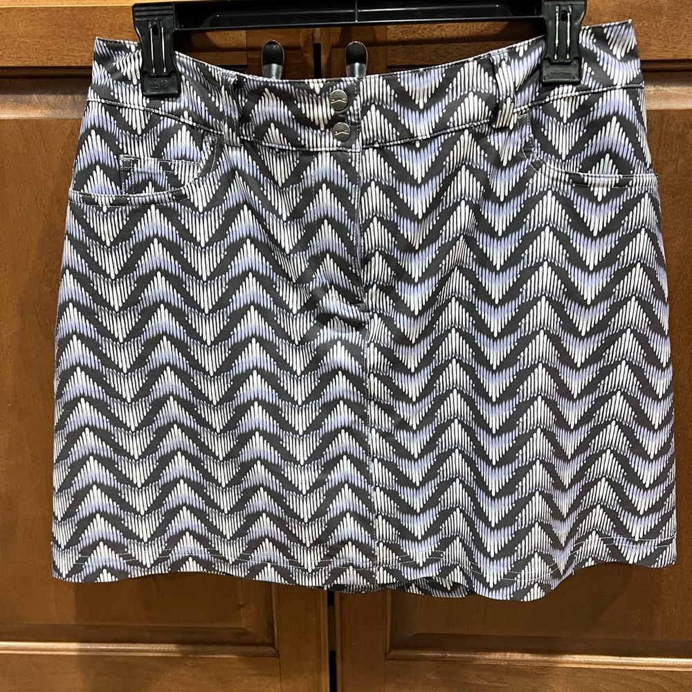 Slazenger Gray and White Mini Pencil Skirt